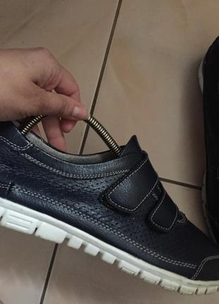 Кожаные кроссовки ботинки clarks