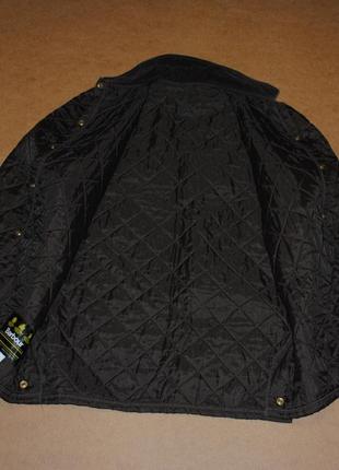 Barbour стеганая куртка стеганка барбур коричневая3 фото