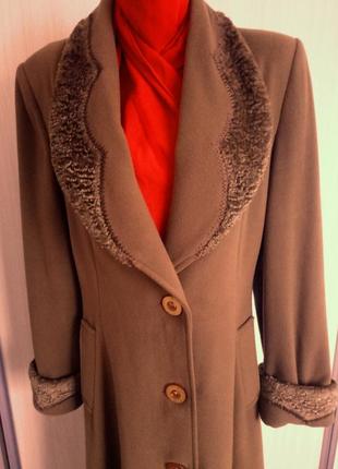 Восхитительное демисезонное пальто  в пол  р. 52/54  ferrante donna италия2 фото