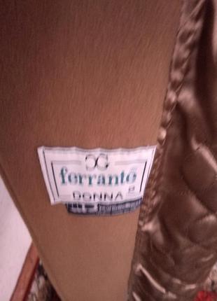Восхитительное демисезонное пальто  в пол  р. 52/54  ferrante donna италия8 фото