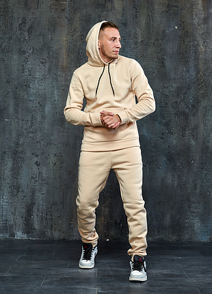 Чоловічий спортивний костюм (беж)