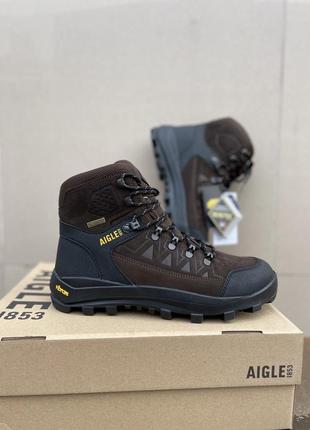 Оригинальные тактические треккинговые ботинки aigle 1853 на мембране gore tex