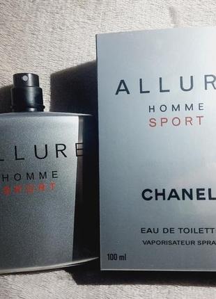 Chanel allure homme sport 10мл оригинал  шанель аллюр хомм спорт мужская туалетная вода чоловіча туалетна вода шанель алюр1 фото