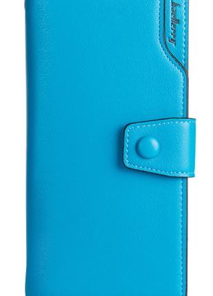 Блакитний жіночий клатч гаманець baellerry