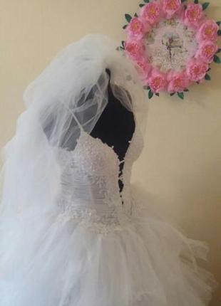 Свадебное платье для принцессы1 фото