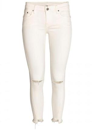 Оригинальные джинсы-slim low jeans от бренда h&m разм. 362 фото