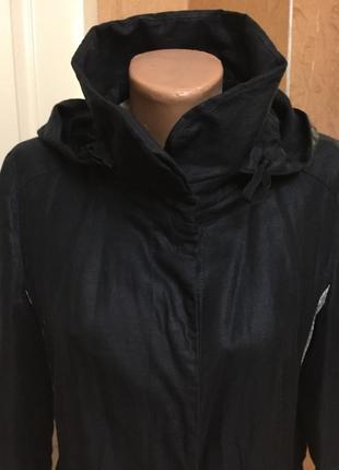 Льняной тренч