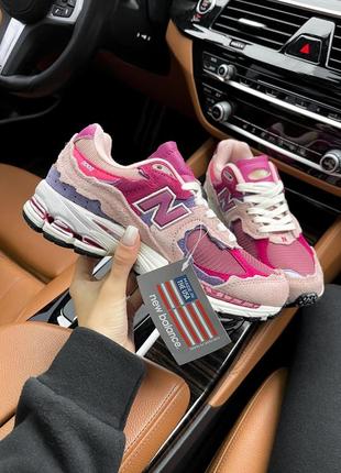 Мужские кроссовки new balance 2002r pink beige 40-41-42-43-44