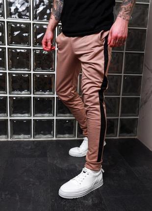 Різні кольори чоловічі брюки спортивні штани з лампасами2 фото