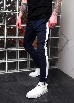 Різні кольори чоловічі брюки спортивні штани з лампасами7 фото