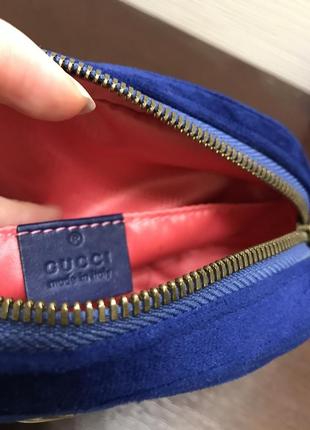 Поясная сумочка в стиле gucci классический синий 2020 3