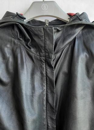 Оригін.шкіряна куртка — лайка фірми prada чорного кольору s — m l (2200'я)3 фото