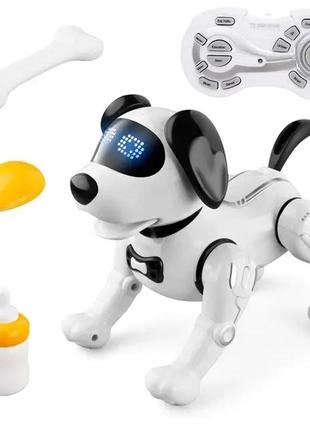 Собачка интерактивная ydjia (2 цвета, английская озвучка, акк-р 3,7 v, звуковые и световые эффекты