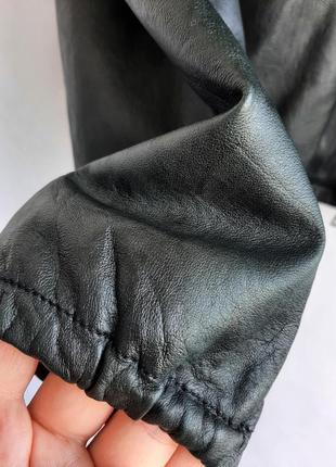 Оригін.шкіряна куртка — лайка фірми prada чорного кольору s — m l (2200'я)5 фото