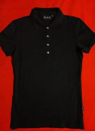 Классическая черная футболка поло harry kroll германия3 фото