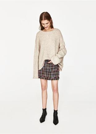 Свитер oversized zara knit, with wool4 фото