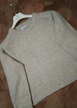 Свитер oversized zara knit, with wool6 фото