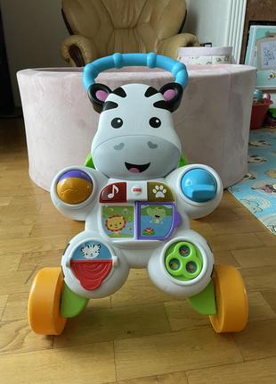 Інтерактивні ходунки fisher-price зебра