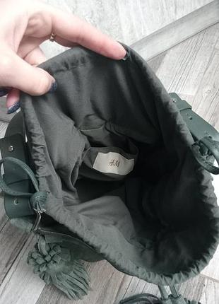 Оригінальна замшева сумка h&m. 4