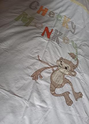 Детский пододеяльник и наволочка с аппликацией 200"135