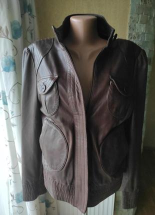 Куртка кожаная кожаная кожа