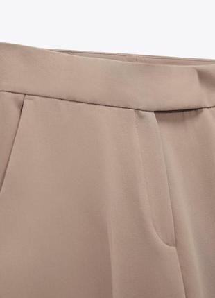 Zara оригинал шикарные брюки кэмэл9 фото