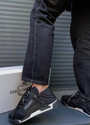 Кросівки жіночі d&g low-top black