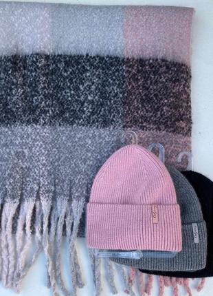 Теплый стильный зимний шарфик 🤍1 фото
