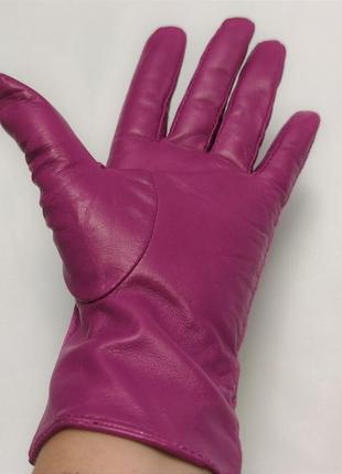 Женские перчатки кожа замш pia rossini италия /7055/