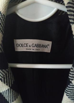 Пиджак в клетку dolce gabana2 фото