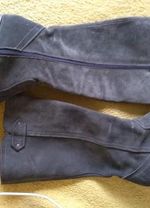 Сапоги замшевые esprit