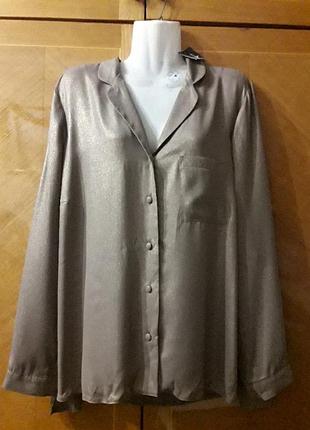 Новая роскошная стильная блуза р.20 от atmosphere материал с переливом