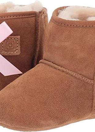 New замшевые сапожки пинетки угги ugg jesse bow оригинал на овчине /6843/3 фото