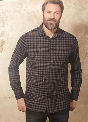 Чоловіча фоанелева сорочка в клітинку