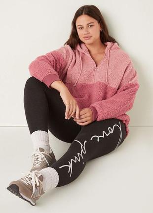 Плюшевый флисовый пуловер, худи victoria’s secret pink оригинал