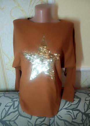 Світшот,світер,светр,з паєтками2 фото