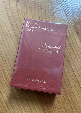Maison francis kurkdjian baccarat rouge 540 extrait de parfum 3x11 ml.