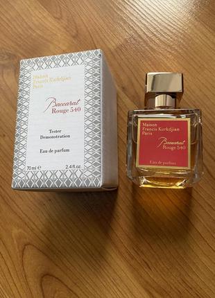 Maison francis kurkdjian baccarat rouge 540 edp (тестер) 70 ml.