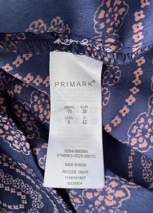 Платье с рюшами в цветочный принт primark4 фото
