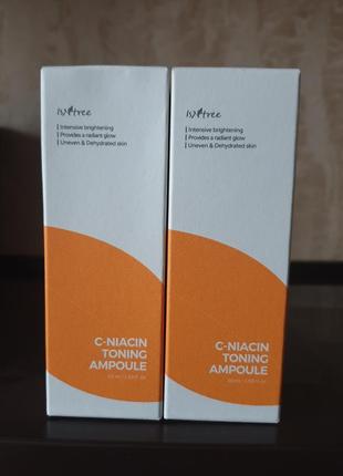 Освітлююча ампула isntree c-niacin toning ampoule 50 мл4 фото