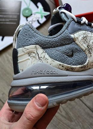 Кросівки travis scott x nike air max 270 react 'grey' 3