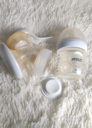 Молоковідсмоктуач philips avent механічний1 фото