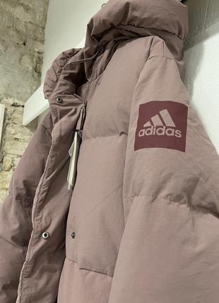 Куртка пальто пуховик adidas женская оригинал новая с бирками9 фото