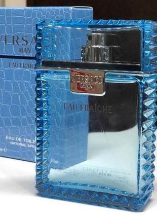 Чоловіча туалетна вода versace man eau fraiche 100 ml версаче мен фреш чоловічий парфум духи чоловічі