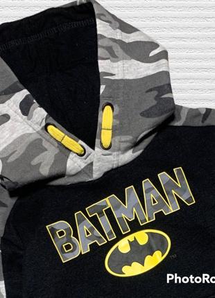 Primark тёплый свитшот на флисе худи batman2 фото