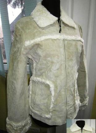 Оригинальная стильная женская кожаная куртка. лот 3392 фото
