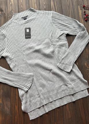 Гольф водолазка в рубчик