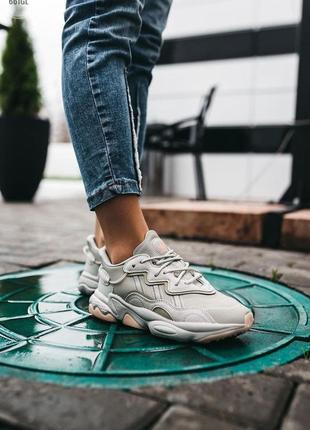 Кроссовки женские adidas ozweego leather