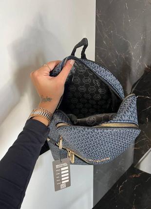 Жіночий стильний рюкзак з широкими лямками michael kors🆕 рюкзак з карманом3 фото