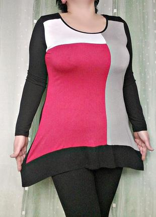 4-х кольорова туніка, 95% віскози, пр-во німеччини